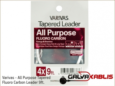 Varivas - All Purpose Tapered Fluoro Carbon Leader 9ft