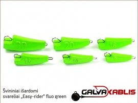 Svininiai svareliai Easy-rider fluo green 02