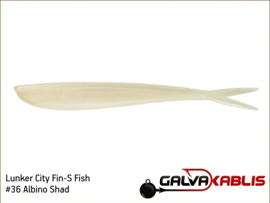 Lunker City Fin-S Fish 36 Albino Shad