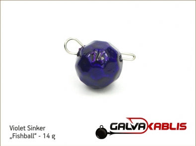 Violet Sinker Fishball 14g