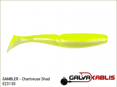 GAMBLER - Chartreuse Shad EZ3130
