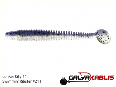 Lunker City Swimmin Ribster 211