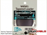 Varivas Tapered Leader Nylon Specialist Dry 9ft