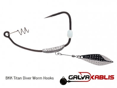 BKK Titan Diver Worm Hooks