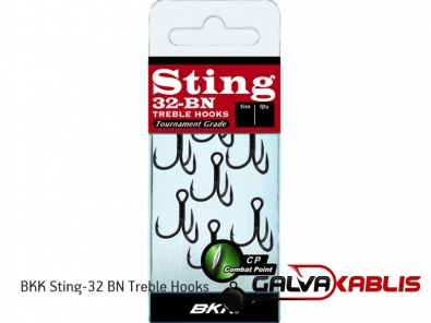 BKK Sting-32 BN Treble Hooks pack